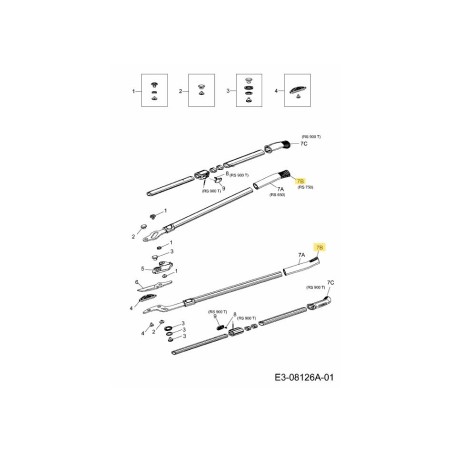 AGARRE: 2K: ROJO/GRIS/COMFORT 731-09163A ORIGINAL MTD | Newgardenstore.eu
