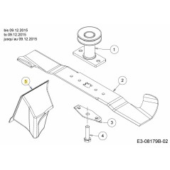 TAPPO PACCIAMATURA 42/46 CM 731-09211 ORIGINALE MTD