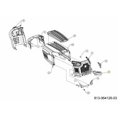 LINSE: SCHEINWERFER RECHTS 731-12657A ORIGINAL MTD | Newgardenstore.eu