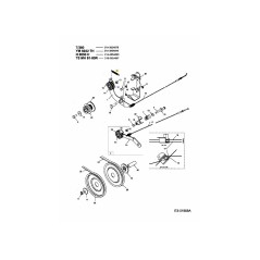 RESSORT DE ROULEAU RET 732-0697 ORIGINAL MTD