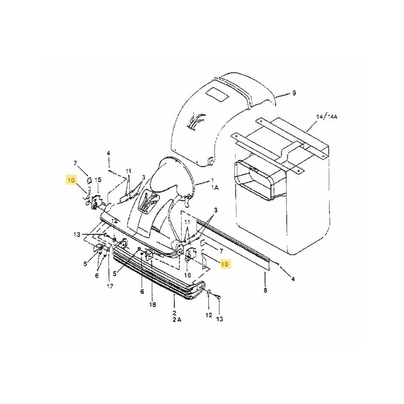 LEVA REGOLABILE 732-0754 ORIGINALE MTD