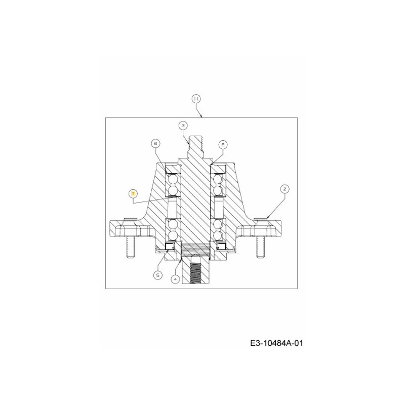 Distanzscheibe 750-06699 ORIGINAL MTD