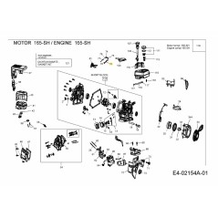 Drosselklappenanlenkstange 751-10665 Original MTD