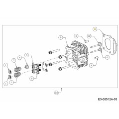 CYLINDER HEAD GASKET 751-14431 ORIGINAL MTD