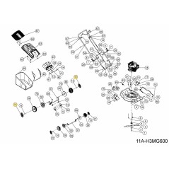 ÄUSSERE NABENABDECKUNG FÜR 10"-RAD 092.70.034 ORIGINAL MTD | Newgardenstore.eu
