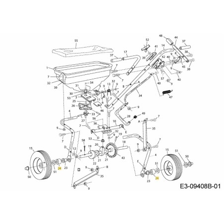 Abstandshalter AF-46501 ORIGINAL MTD | Newgardenstore.eu