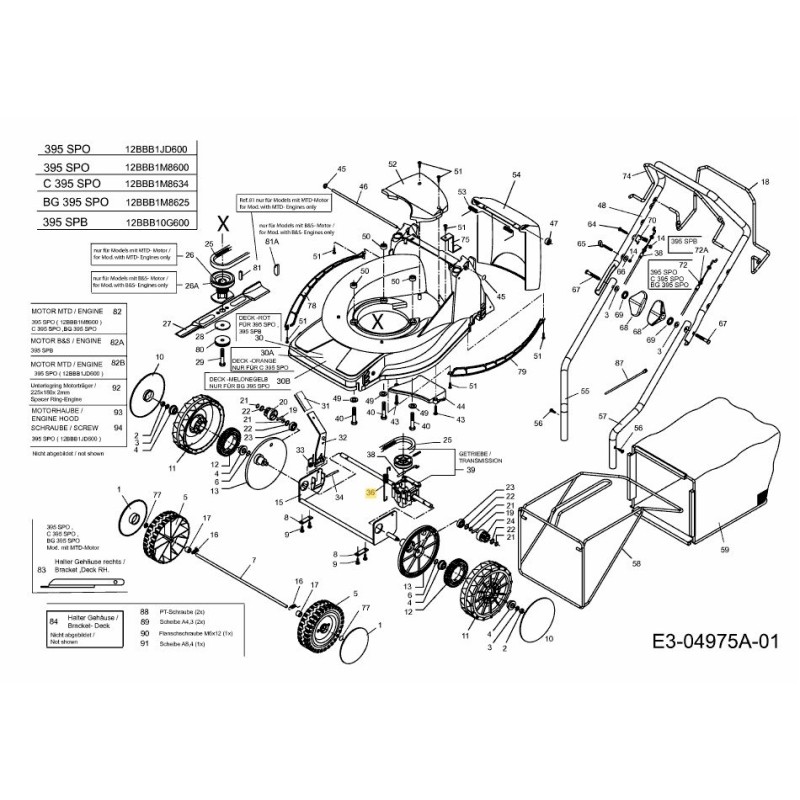 MOLLA DI TENSIONE SG-2046890 ORIGINALE MTD