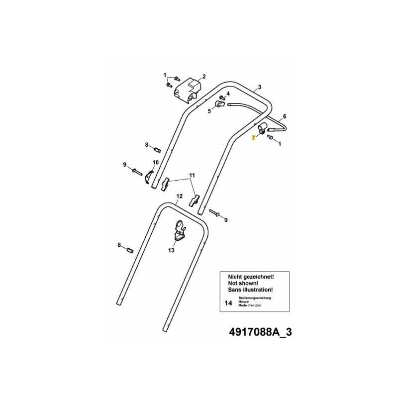 MORSETTO 4935105 ORIGINALE MTD