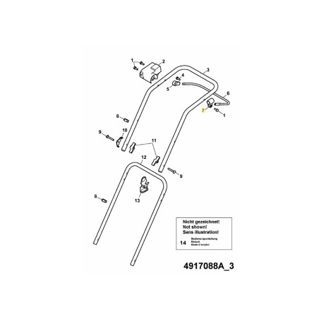 ABRAZADERA 4935105 ORIGINAL MTD | Newgardenstore.eu