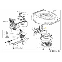 CVR ASM : COURROIE : ASSISTANCE DE VENTILATION : 42 cm 631-05212 ORIGINAL MTD