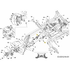 Sechskantschraube 710-04640 Original MTD