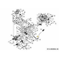 EXTENSION SPRING 732-05438 ORIGINAL MTD