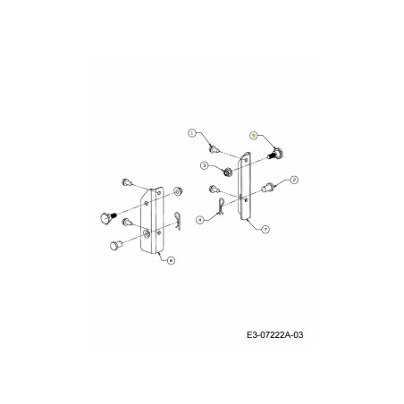 Vis à épaulement 738-04267 d'origine MTD | Newgardenstore.eu