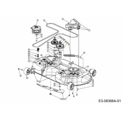 Puleggia distanziatrice 738-05013A ORIGINALE MTD