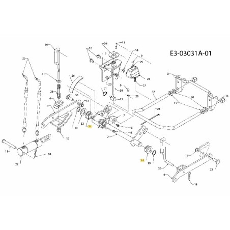Bride de palier 741-0170 ORIGINAL MTD | Newgardenstore.eu