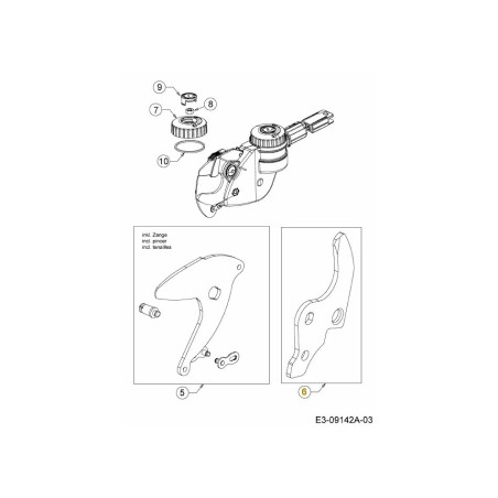 BLADE:SHEAR:DOWN 742-05132 ORIGINAL MTD | Newgardenstore.eu