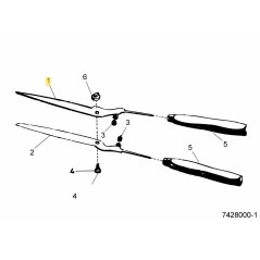 Drehknopf 7428011 Original MTD