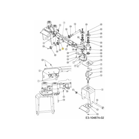 Abstandshalter 750-06782A Original MTD | Newgardenstore.eu