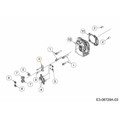 VALVOLA DI ASPIRAZIONE 751-14099 ORIGINALE MTD | Newgardenstore.eu