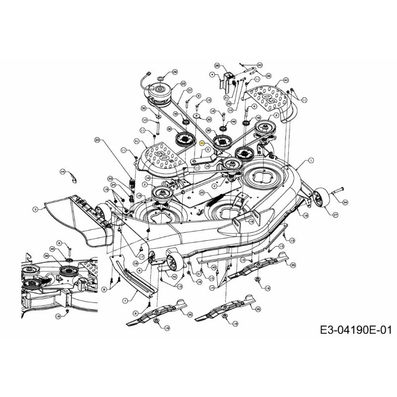 GUIDE DE COURROIE 783-06368A-S ORIGINAL MTD