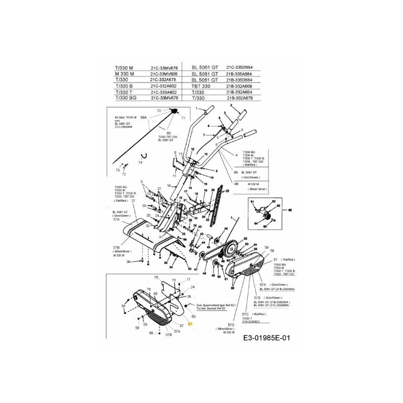Unterfahrschutzplatte 786-0054A637 Original MTD