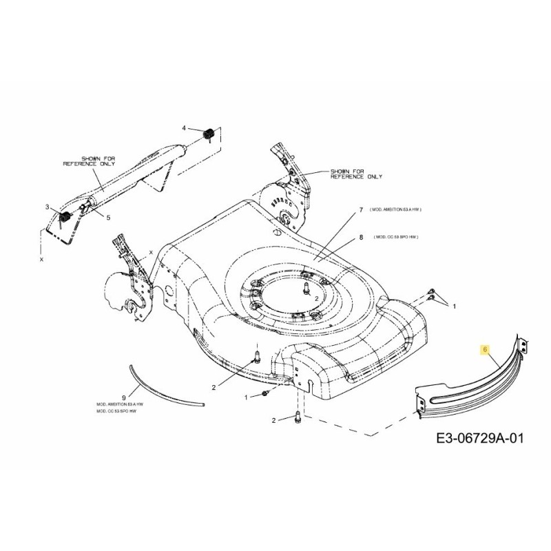 BFL DECK FRT 800 EUROPA 787-01834 ORIGINALE MTD
