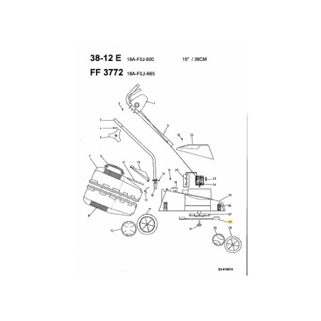 BLADE-STAR 17.3 LG 2.5 WIDE FV-9130801 ORIGINAL MTD | Newgardenstore.eu