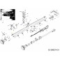 ALBERO DI TRASMISSIONE SUPERIORE 092.63.482 ORIGINALE MTD