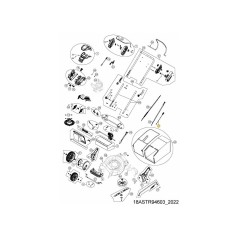 ADATTATORE CABLAGGIO-PTO 092.69.032 ORIGINALE MTD