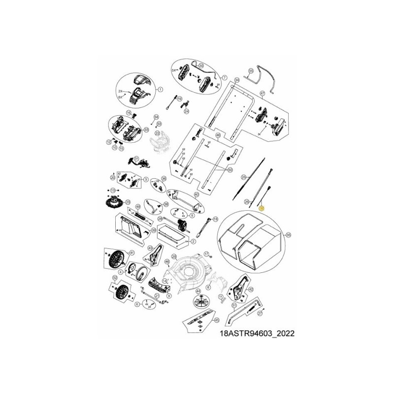 ADATTATORE CABLAGGIO-PTO 092.69.032 ORIGINALE MTD