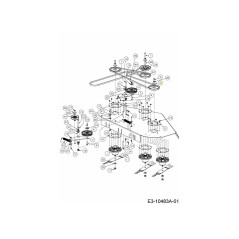 RONDELLE 703-09695A ORIGINALE MTD