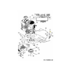 Distanzplatte 703-10399A-S ORIGINAL MTD