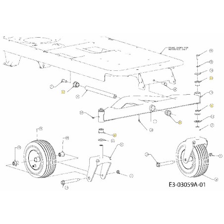 BRIDA DE RODAMIENTO: 1,00 DIÁMETRO INTERIOR x 1,246 DIÁMETRO EXTERIOR 731-05500 ORIGINAL MTD | Newgardenstore.eu