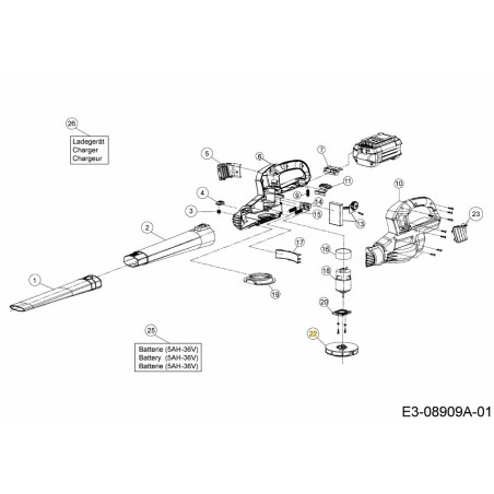 VOLANT MOTEUR 731-10902 ORIGINAL MTD | Newgardenstore.eu