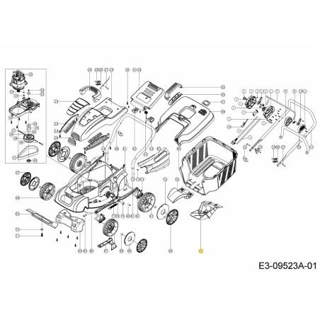 Bouchon de paillis 731-12119 Original MTD | Newgardenstore.eu