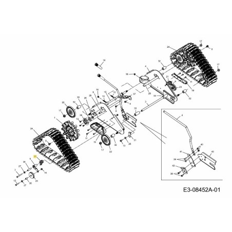 Torsionsfeder 732-05145 Original MTD | Newgardenstore.eu