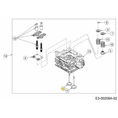 VÁLVULA DE ESCAPE 751-14100 ORIGINAL MTD | Newgardenstore.eu