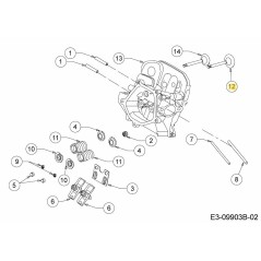 VALVOLA DI ASPIRAZIONE 751-15777 ORIGINALE MTD | Newgardenstore.eu