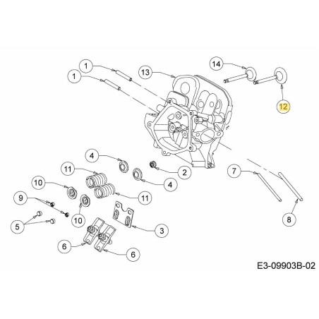 VALVOLA DI ASPIRAZIONE 751-15777 ORIGINALE MTD | Newgardenstore.eu