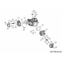 SOUPAPE D'ADMISSION KH-005655 ORIGINALE MTD