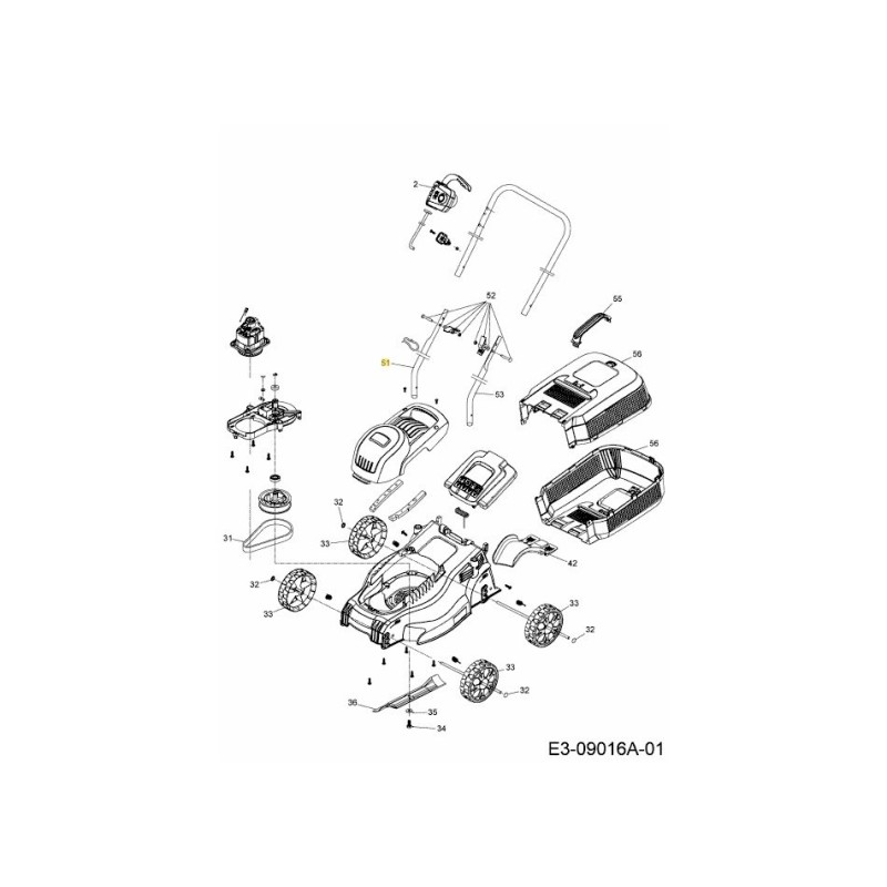 LEG TUBE R.H. 092.61.442 ORIGINAL MTD LEG TUBE R.H. 092.61.442 ORIGINAL MTD
