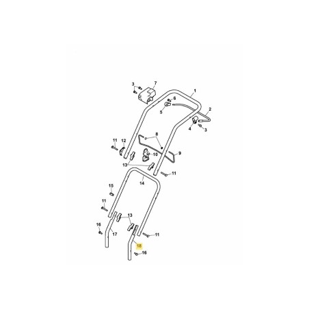 TUBO SINISTRO 4028125 ORIGINALE MTD | Newgardenstore.eu