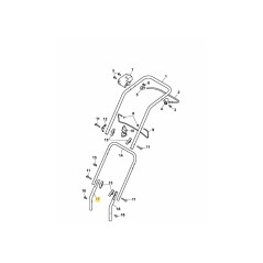 TUBO A DESTRA 4028127 ORIGINALE MTD | Newgardenstore.eu