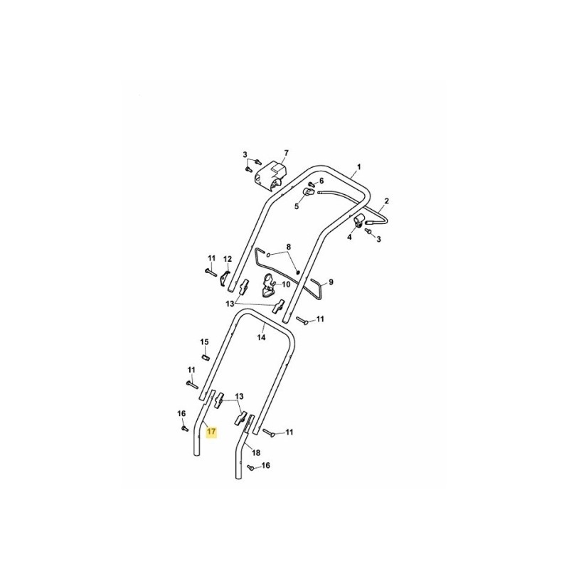 TUBO DERECHO 4028127 ORIGINAL MTD