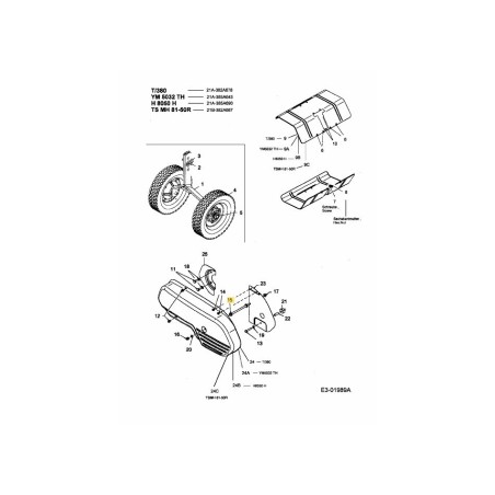 BOLT-BELT COVER 711-0920 ORIGINAL MTD | Newgardenstore.eu