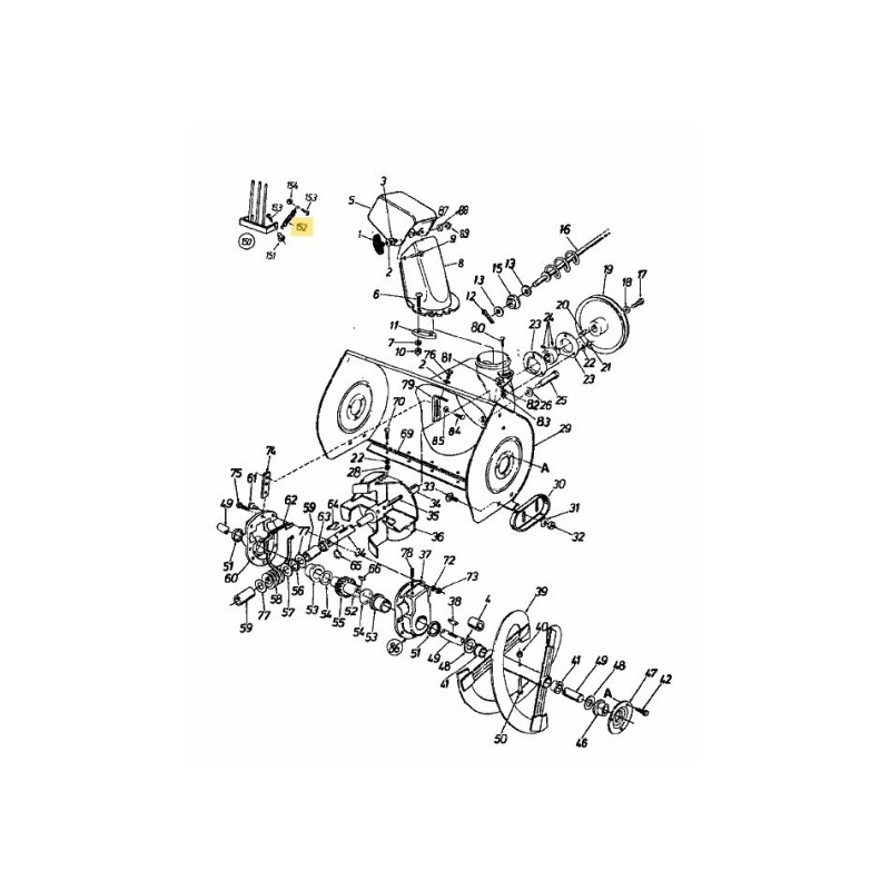 MOLLA DI ESTENSIONE 0,36 OD 732-0118A ORIGINALE MTD