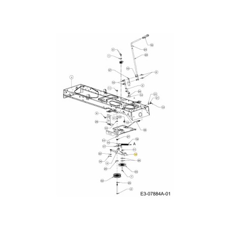 SUPPORTO PER CINGHIA 732-1013A ORIGINALE MTD | Newgardenstore.eu