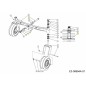 RONDELLA 736-04605 ORIGINALE MTD