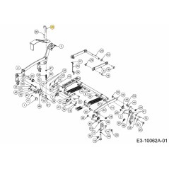 VARILLA DE BLOQUEO DE CUBIERTA 747-06701 ORIGINAL MTD | Newgardenstore.eu