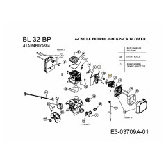 GUARNIZIONE DEL CARBURATORE 753-05675 ORIGINALE MTD